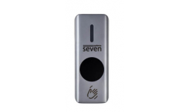 Кнопка выхода бесконтактная металлическая накладная SEVEN K-7497 