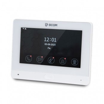 Wi-Fi відеодомофон BCOM BD-760FHD/T Silver з підтримкою Tuya Smart